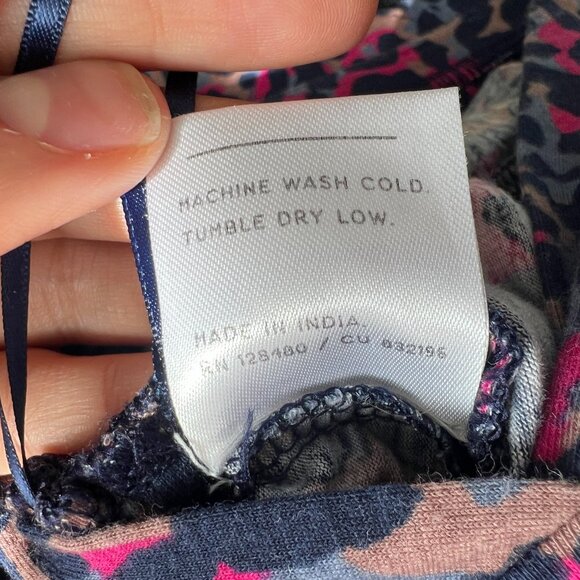 Pact Sz XL Leopard Jumpsuit Animal Print Organic Cotton Sustainable Straight Leg - Picture 12 of 12